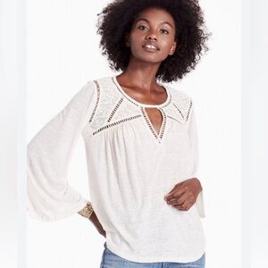 Kismet White Boho Top